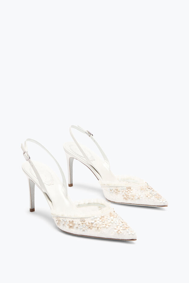 BLOOM WHITE SLINGBACK 80 BLOOM WHITE SLINGBACK 80