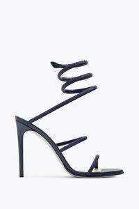 Sandale Bleu Foncé Avec Cristaux Cleo 105