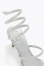CLEO ARGENT SANDALE 80