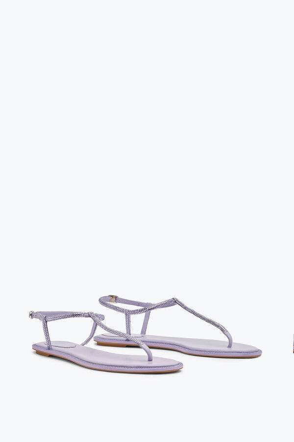 Diana Crystal Lavender Sandal 10