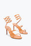 SANDALE CLEO EN CUIR D’AYERS COGNAC 80