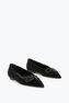 Morgana 黑色和水钻芭蕾平底鞋 10