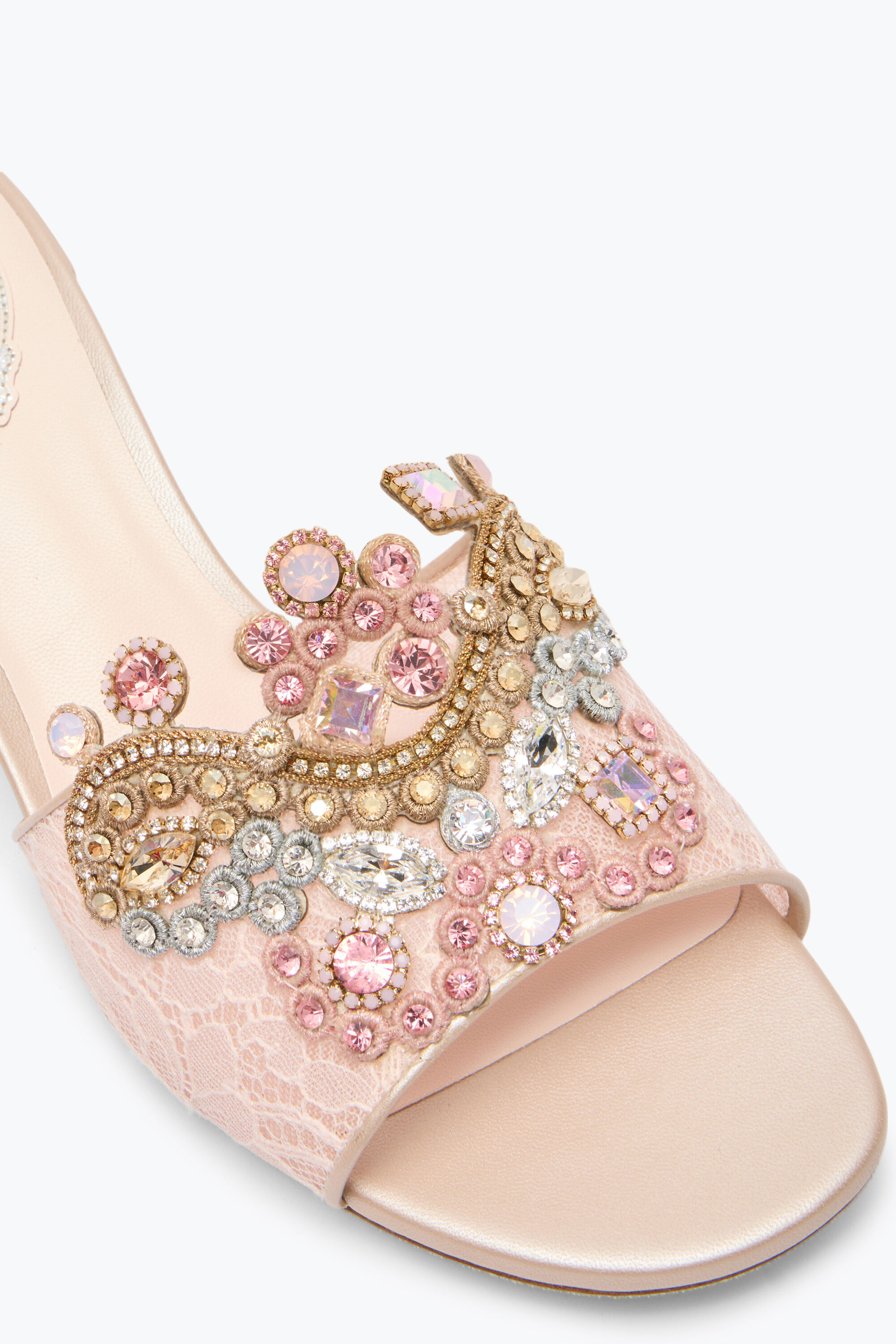 パンプス RENE CAOVILLA Women Sandals 410900 C12351 105 00017039 Purpl Jeweled sandals with crystals and gems | Rene Caovilla®