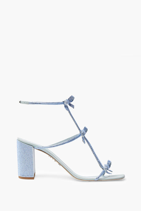 Caterina Crystal Powder Blue Sandal 80 Caterina Crystal Powder Blue Sandal 80