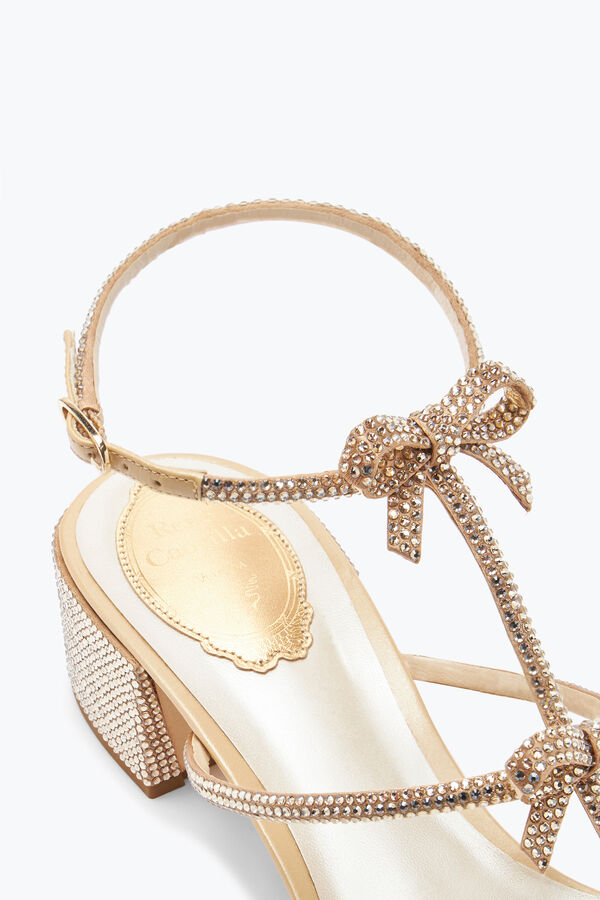 Caterina Crystal Beige Sandal 40