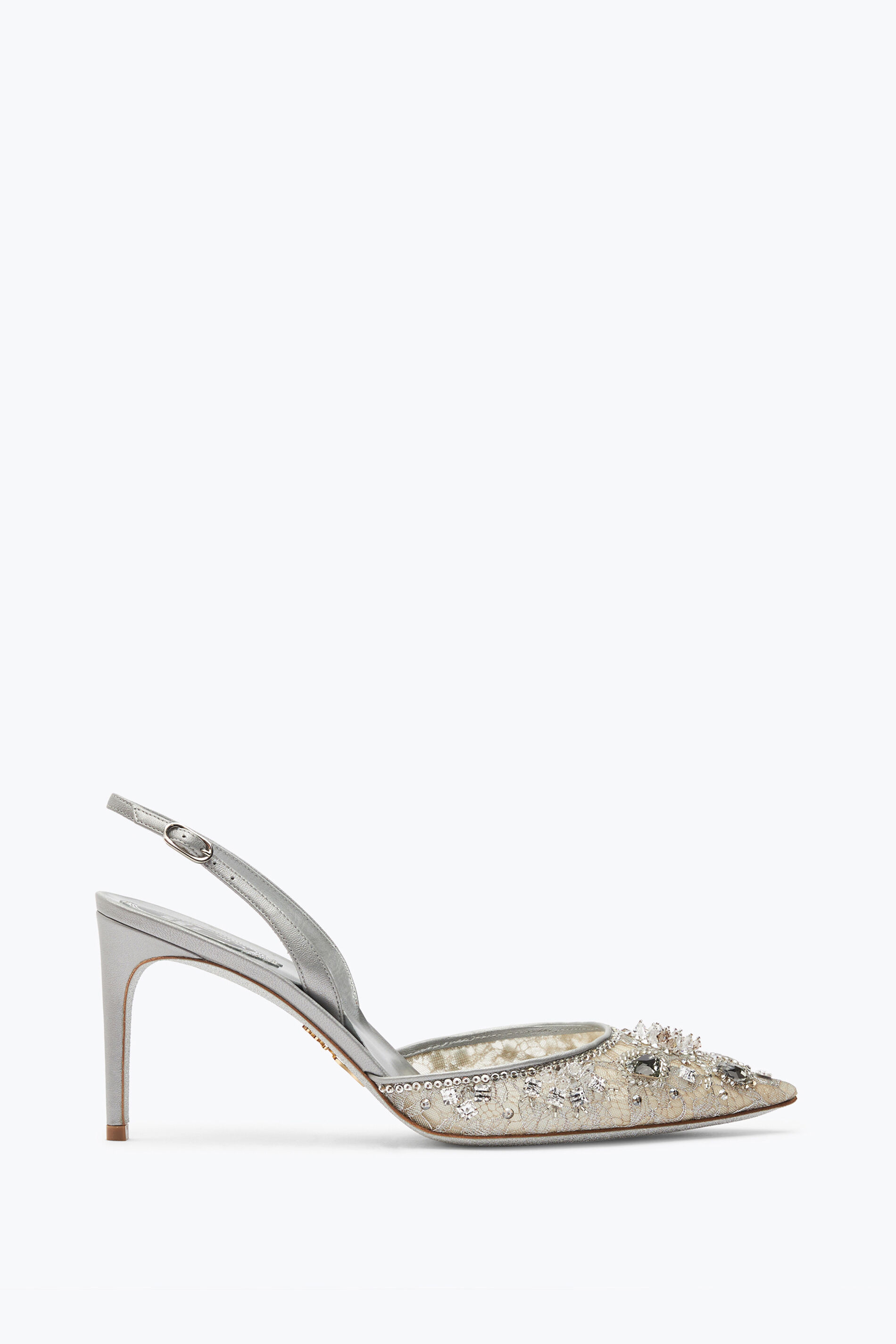 Jeweled Aretha Slingback 80 | Rene Caovilla®