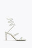 CLEO SANDALEN 80 IN WEISS
