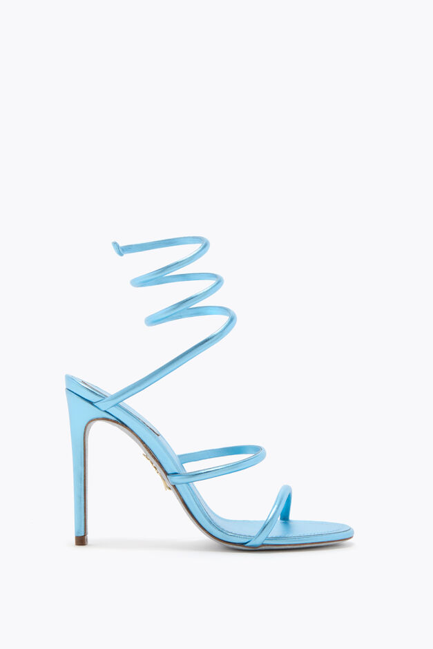 CLEO METALLIC LIGHT BLUE SANDAL 105