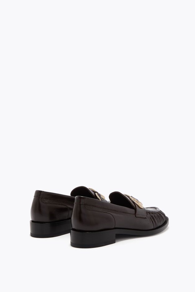 MORGANA DARK BROWN LOAFER 20