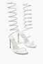 Super Cleo White Sandal 105