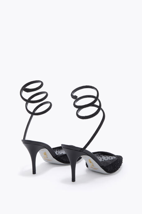 TAYLOR BLACK PUMP WITH SERPENT 80