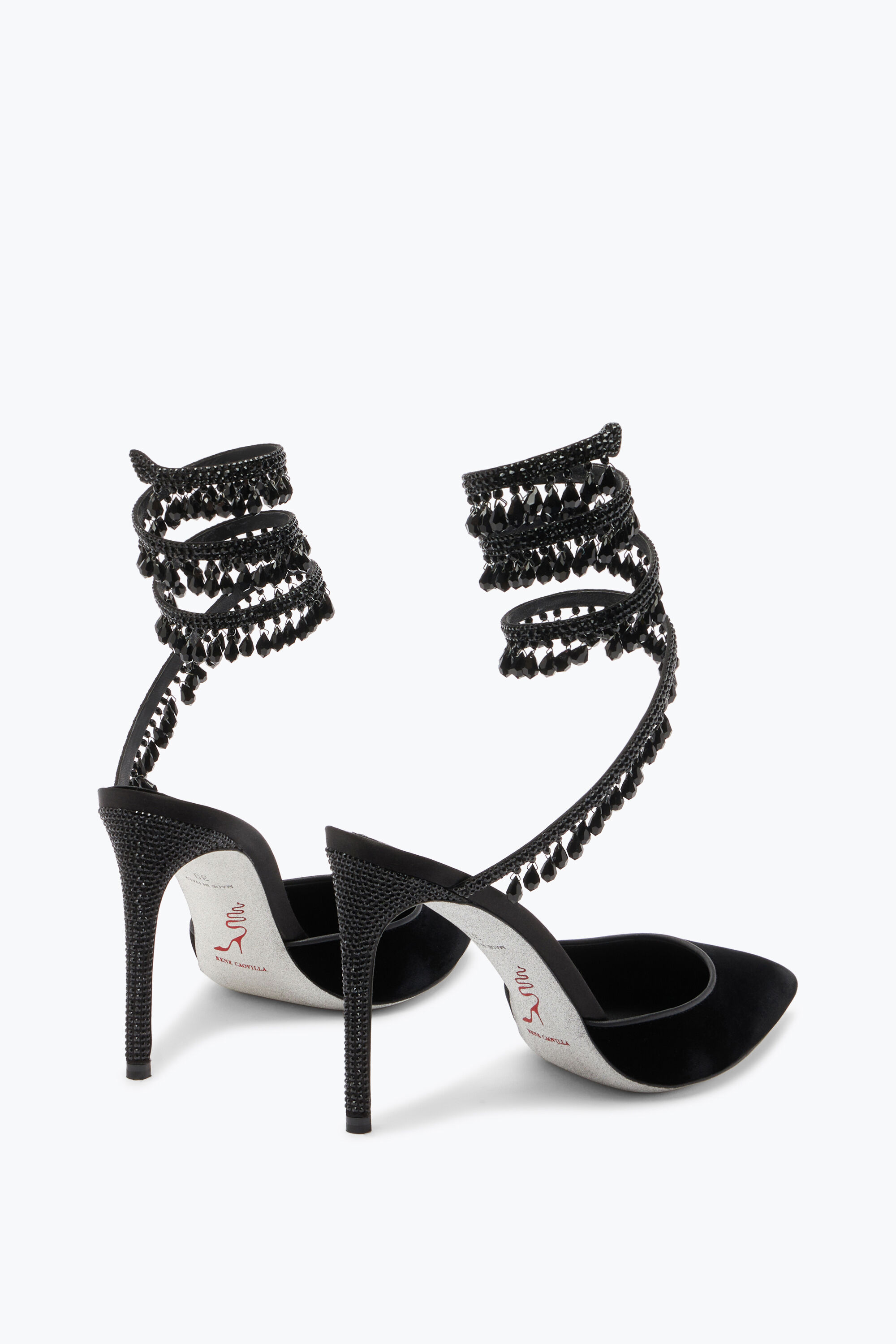 Lace up black pumps 2025