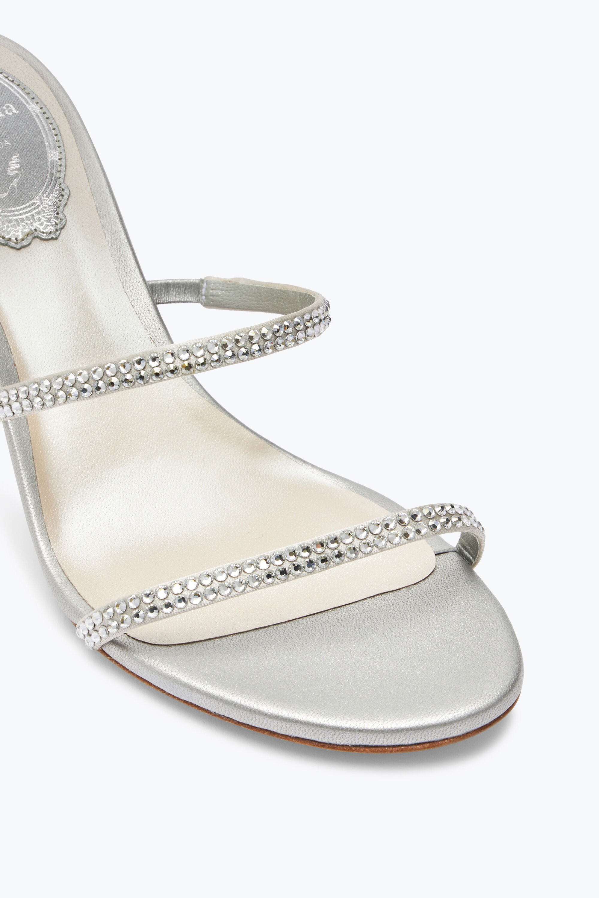 Silver jeweled sandals new arrivals