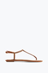 DIANA COGNAC SANDAL WITH CRYSTALS 10