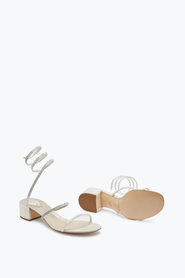 Flat Satin Sandals Cleo