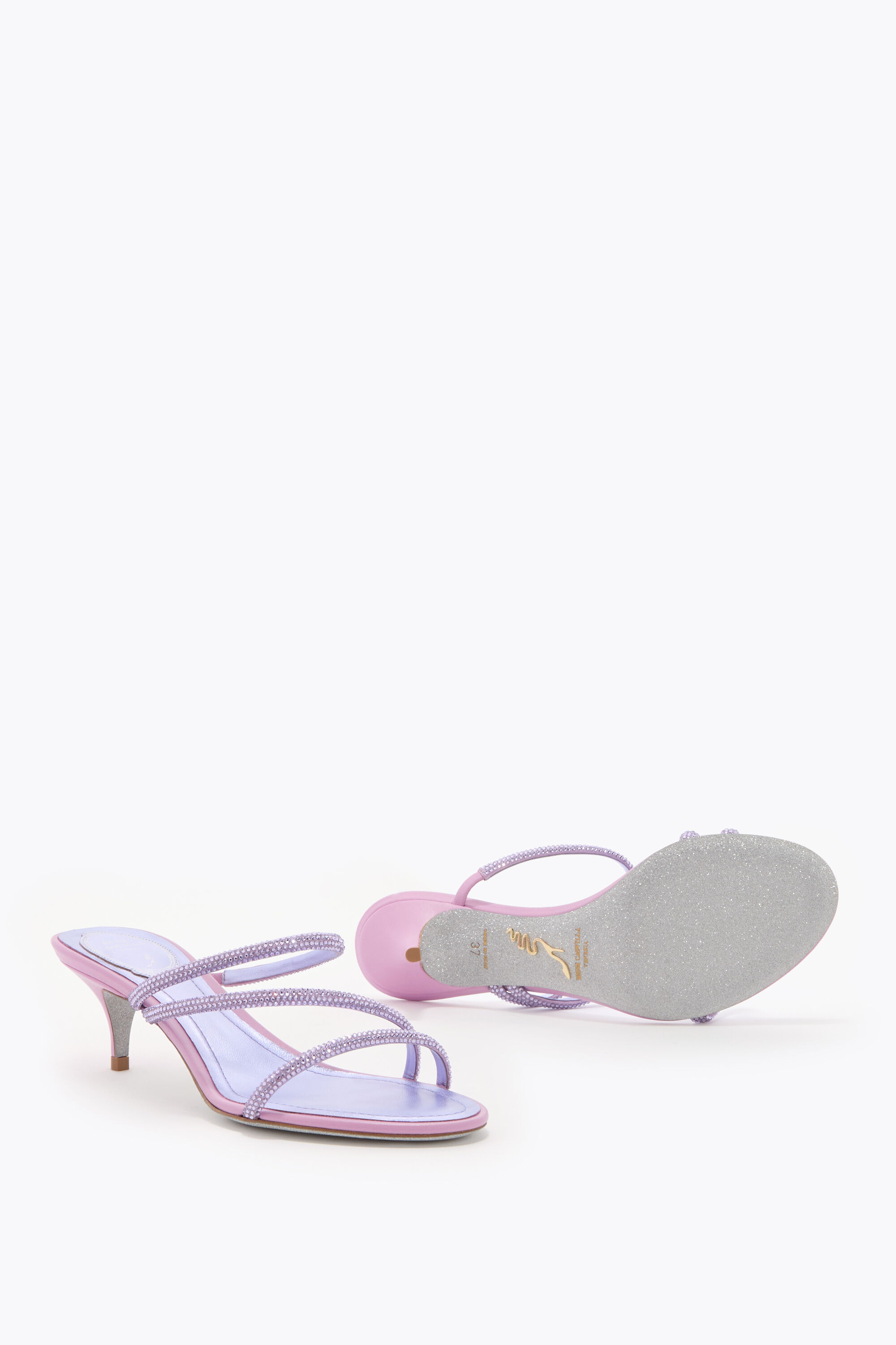 Jeweled sandals with crystals and gems | Rene Caovilla®