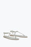 Diana 灰色水晶凉鞋 10
