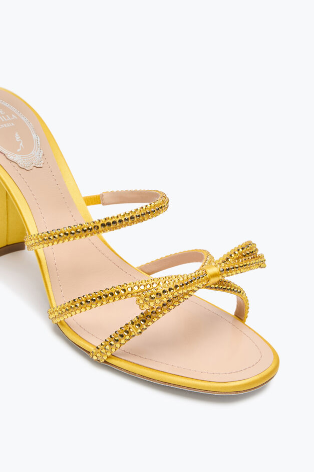 NICOLE YELLOW MULE 80