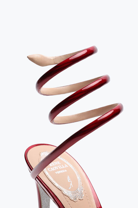 Cleo Metallic Red Sandal 105