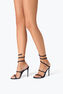 Sandale Cleo en daim bleu 105