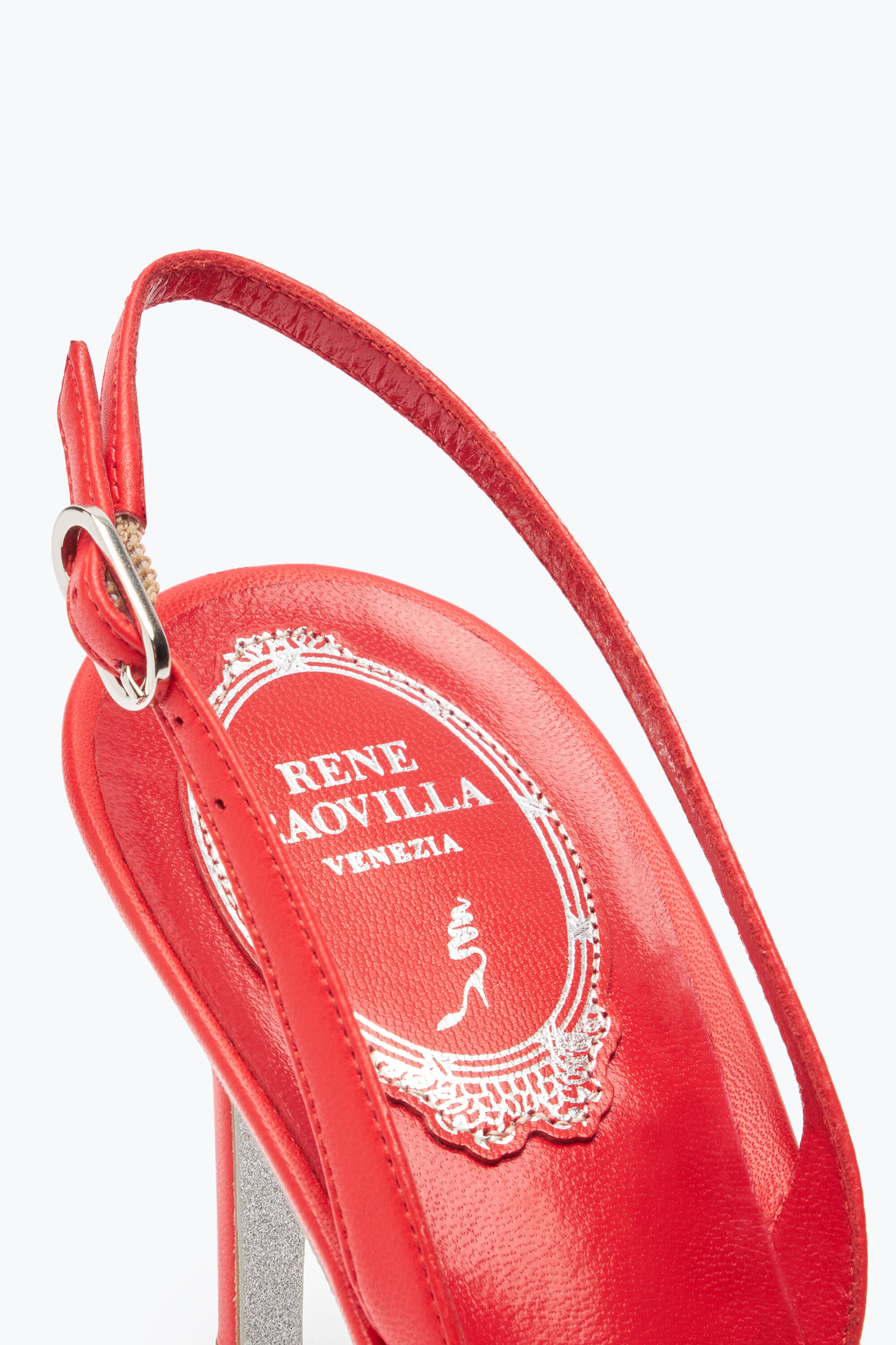 Red slingback sale sandals