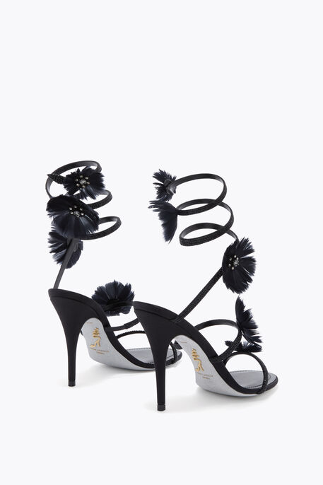 JOLENE BLACK SANDAL 100