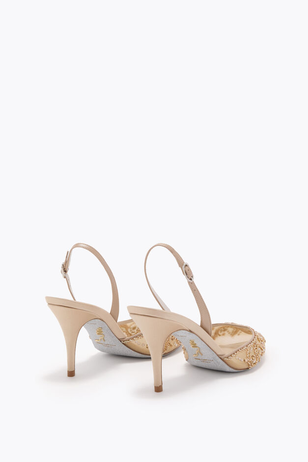 JAHANARA GOLD SLINGBACK 80