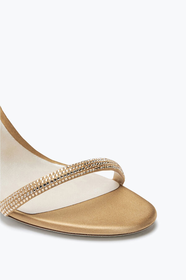 Sandalia Ellabrita Beige Con Cristales 80