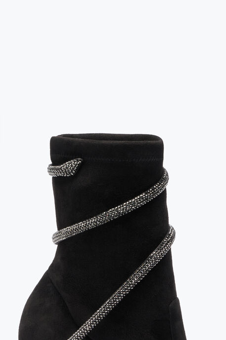 Cleo Crystals Black Bootie 100 Cleo Crystals Black Bootie 100