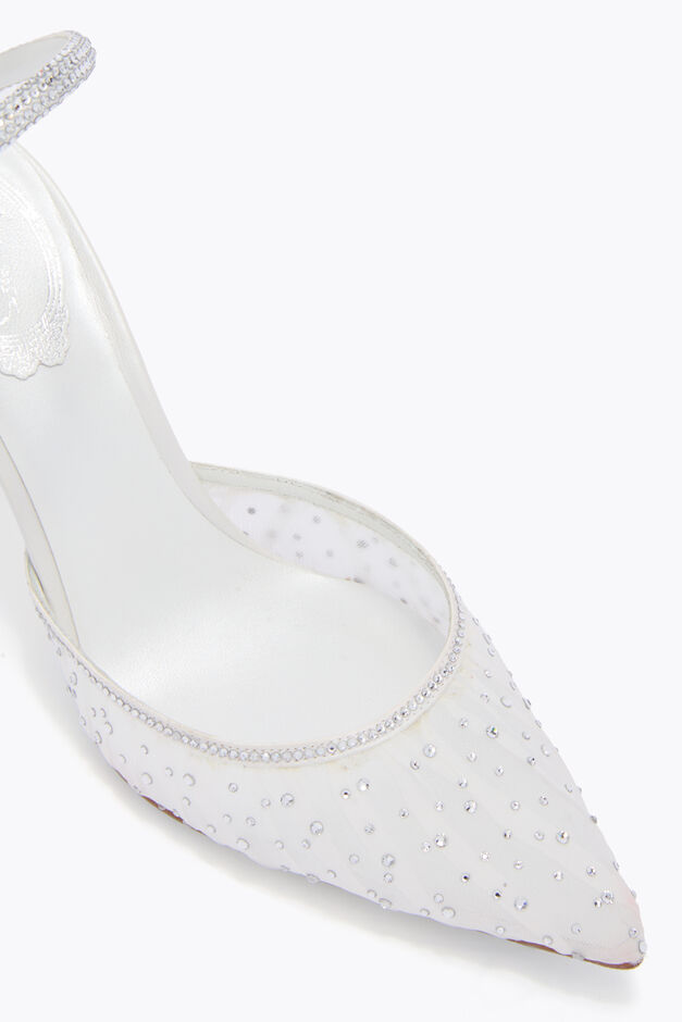 BELLE PUMP 80 IN ELFENBEIN MIT SCHLANGE