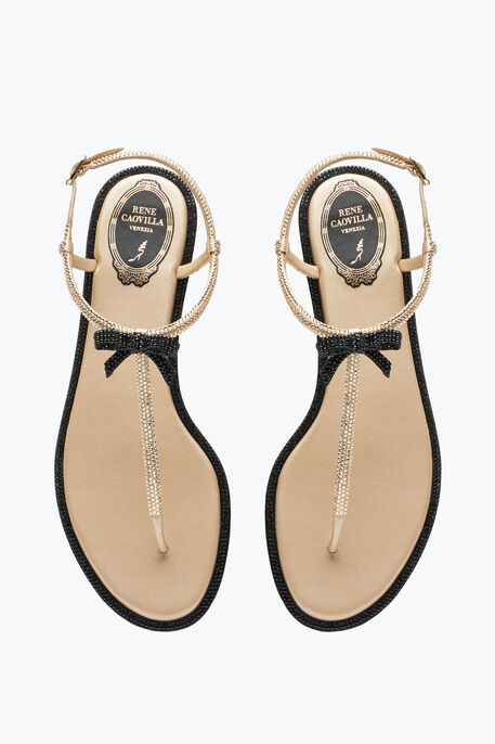 Caterina Honey Thong Sandal 10