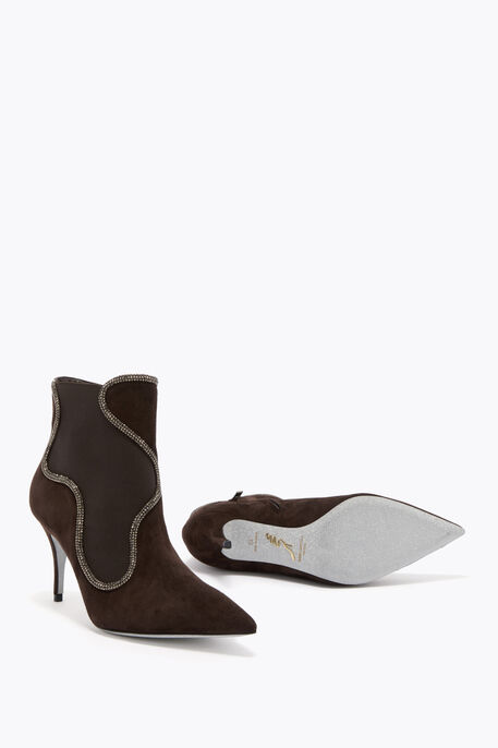 ONDA BROWN ANKLE BOOT 80