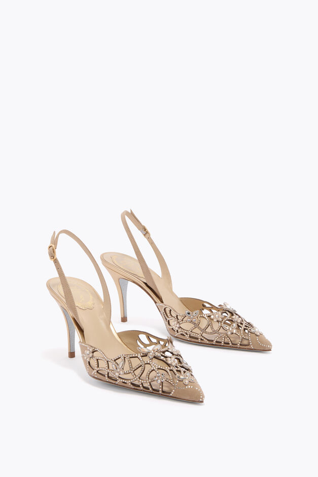 EDEN GOLD SLINGBACK 80