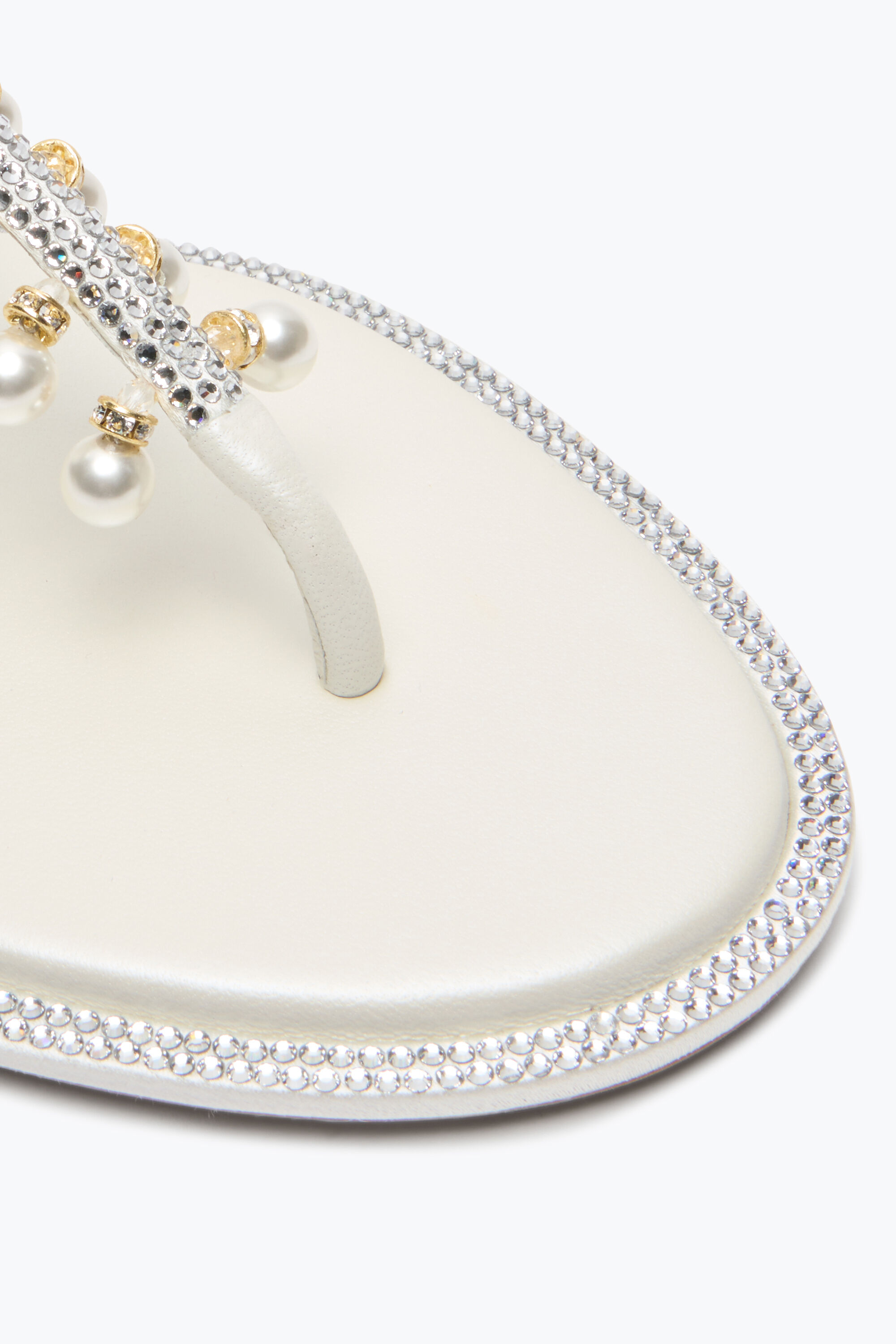 Designer flat shoes Jeweled shoes Rene Caovilla