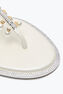 DIANA WHITE SANDAL WITH PEARLS 10