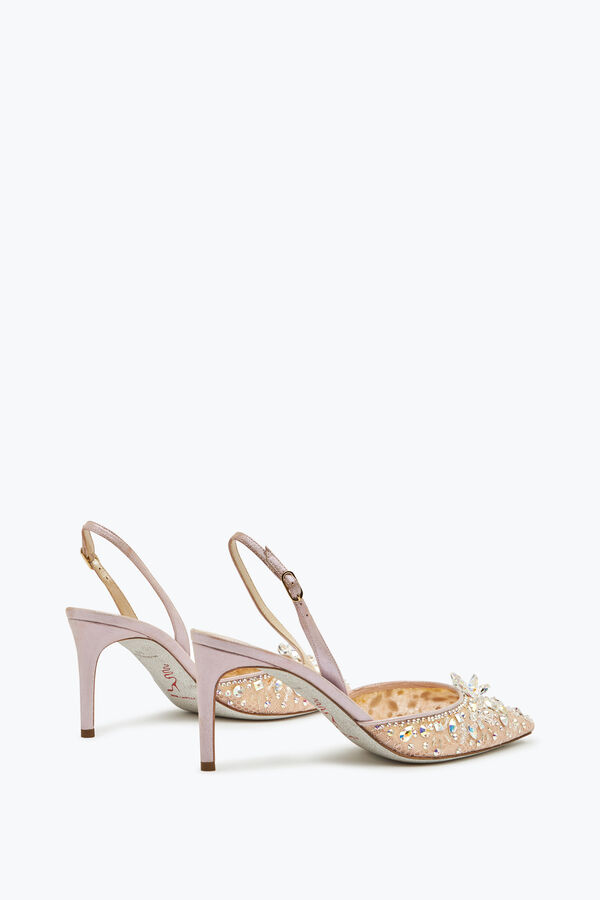 Elegante Rosa Slingpumps Cinderella 75