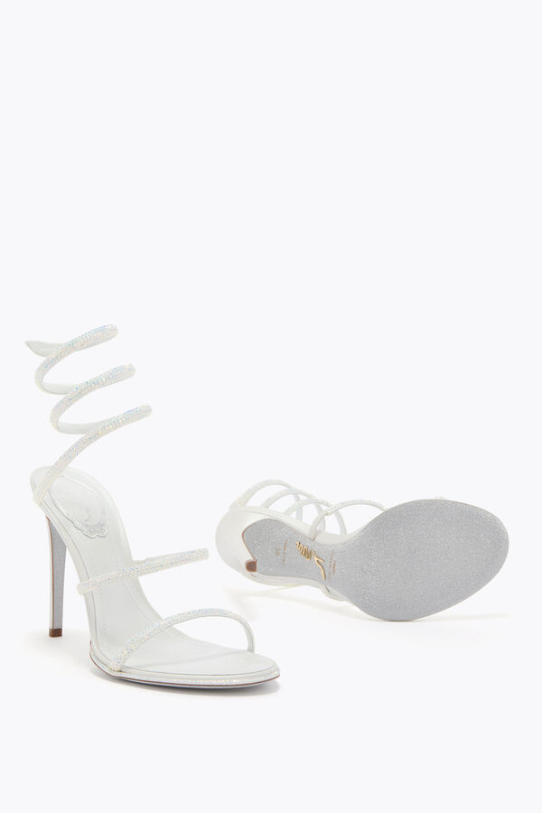 CLEO WEISSE SANDALE 105