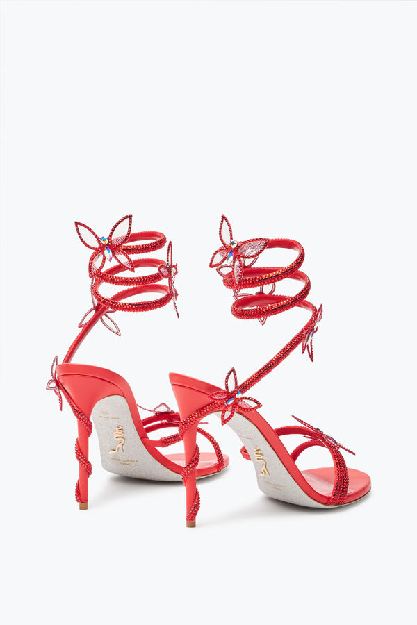 Margot Red Butterfly Sandal 105