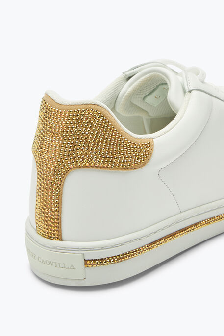 Xtra Crystal White-Gold Sneaker 15 Xtra Crystal White-Gold Sneaker 15