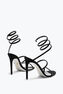 Sandale Cleo en daim noir 105