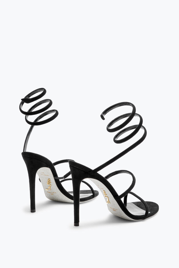 Cleo Black Suede Sandal 105 Cleo Black Suede Sandal 105