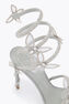 MARGOT METALLIC SILVER SANDAL 105