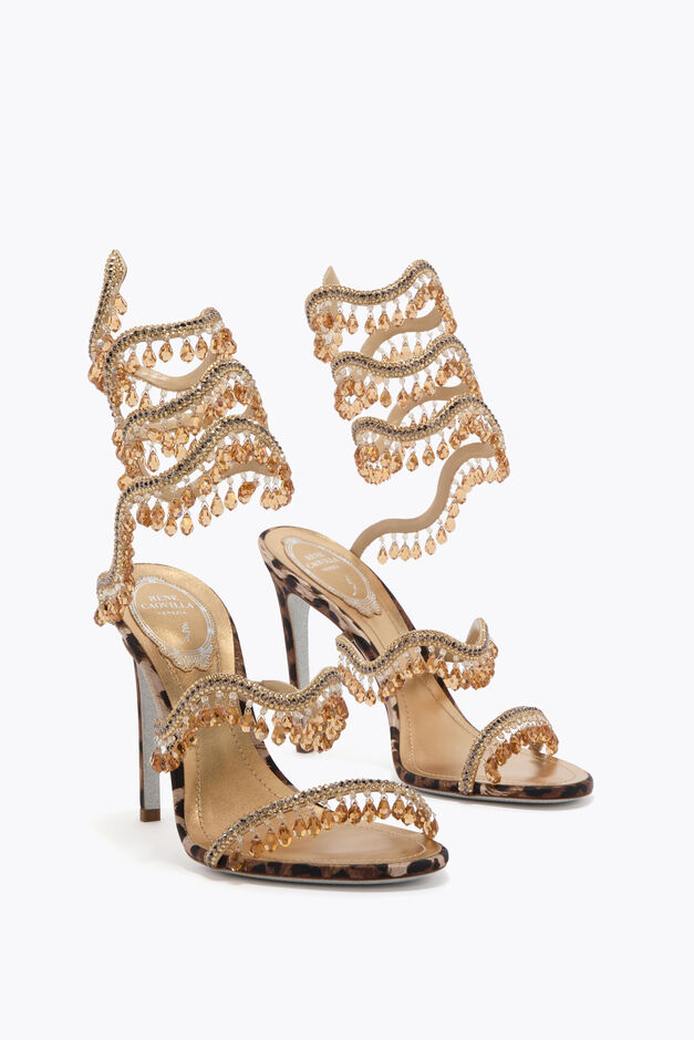 ONDA CHANDELIER ANIMALIER SANDAL 105