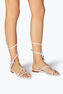 Butterflower Crystal Ivory Sandal 10