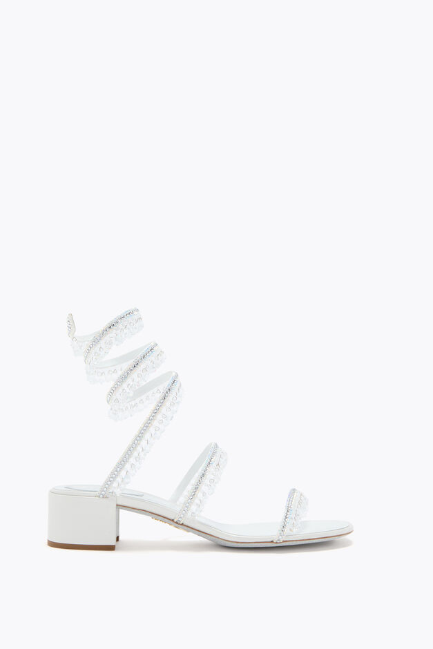 CHANDELIER SANDALEN 40 IN WEISS CHANDELIER SANDALEN 40 IN WEISS