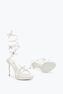 Margot Crystal White Platform Sandal 120