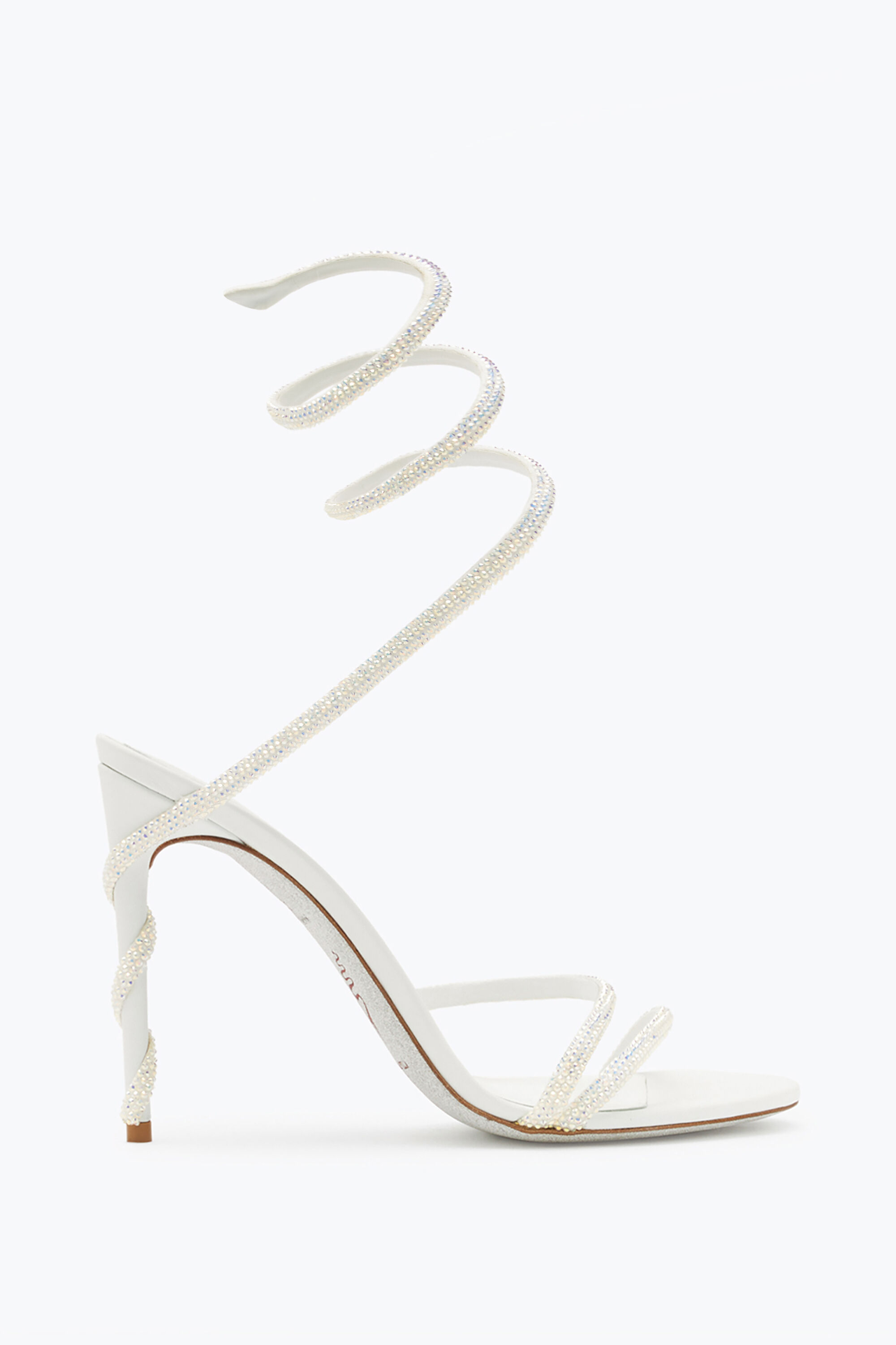 White jeweled heels cheap