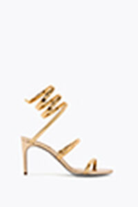JUNIPER METALLIC GOLD SANDAL 80