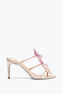 PEACH FLOWER PINK MULE 80