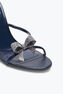 Cleo Midnight Blue Sandal With Bows 105